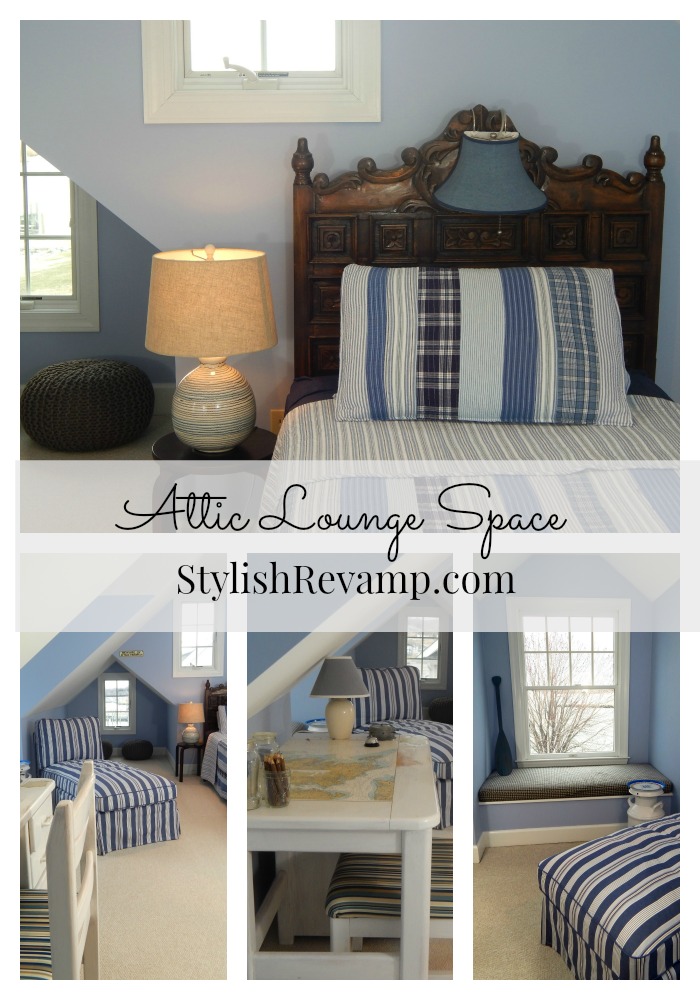 Home Tour- Attic Lounge Space - Stylish Revamp