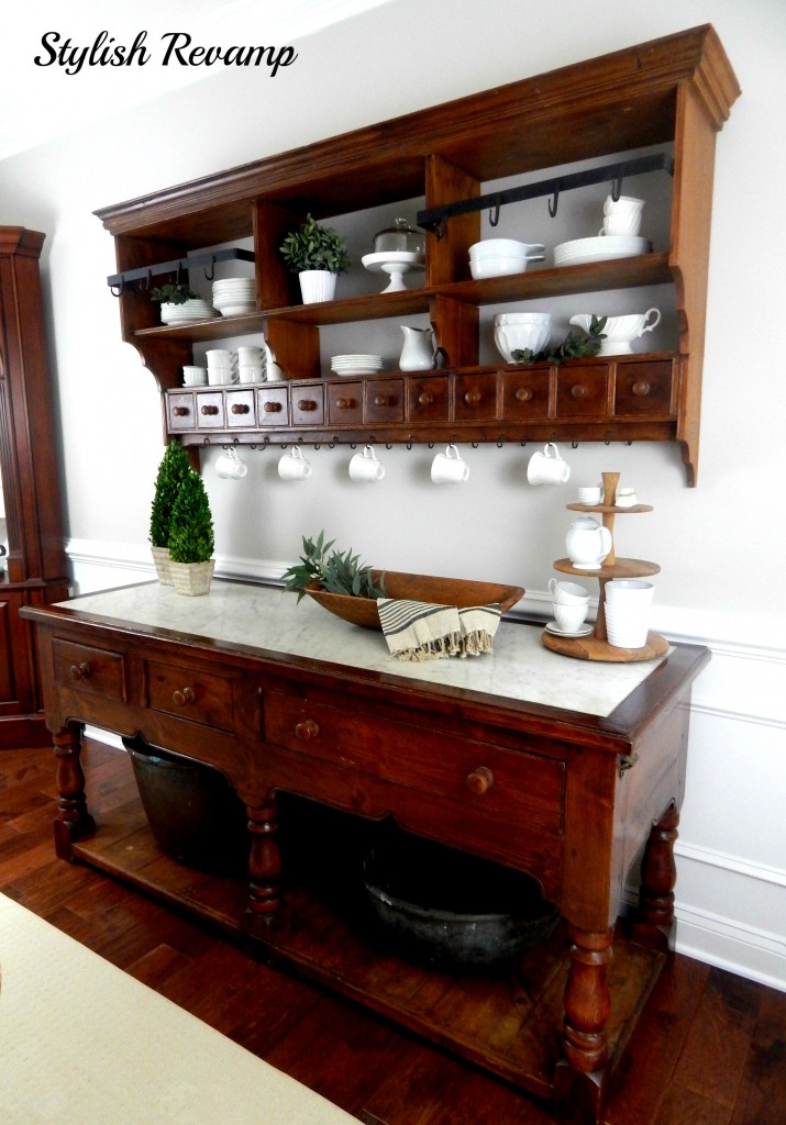 Buffet with Carrera Marble Top