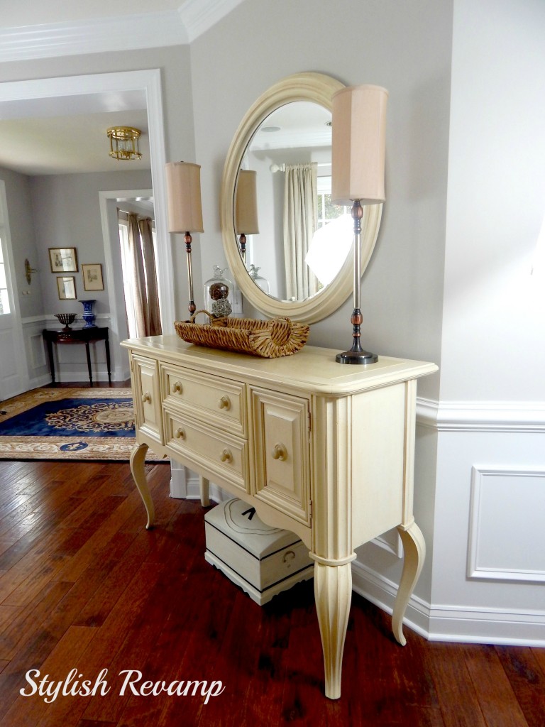 Cream and beige dining room