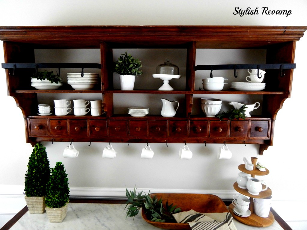 Vintage Buffet Shelf