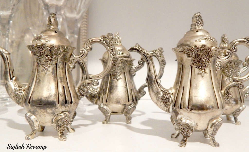 Silver Salt and Pepper Shakers